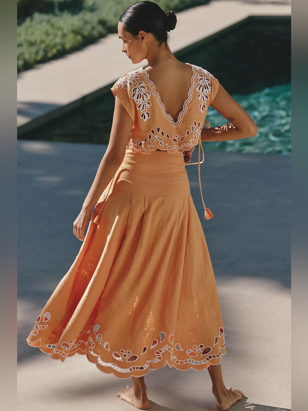 Farm Rio Tropi Camel Maxi Skirt - Picture 3 of 8